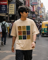 Navraas Earth Tones Oversized Tee view 3