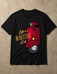 Navraas Life is a Beautiful Ride Tee view 1
