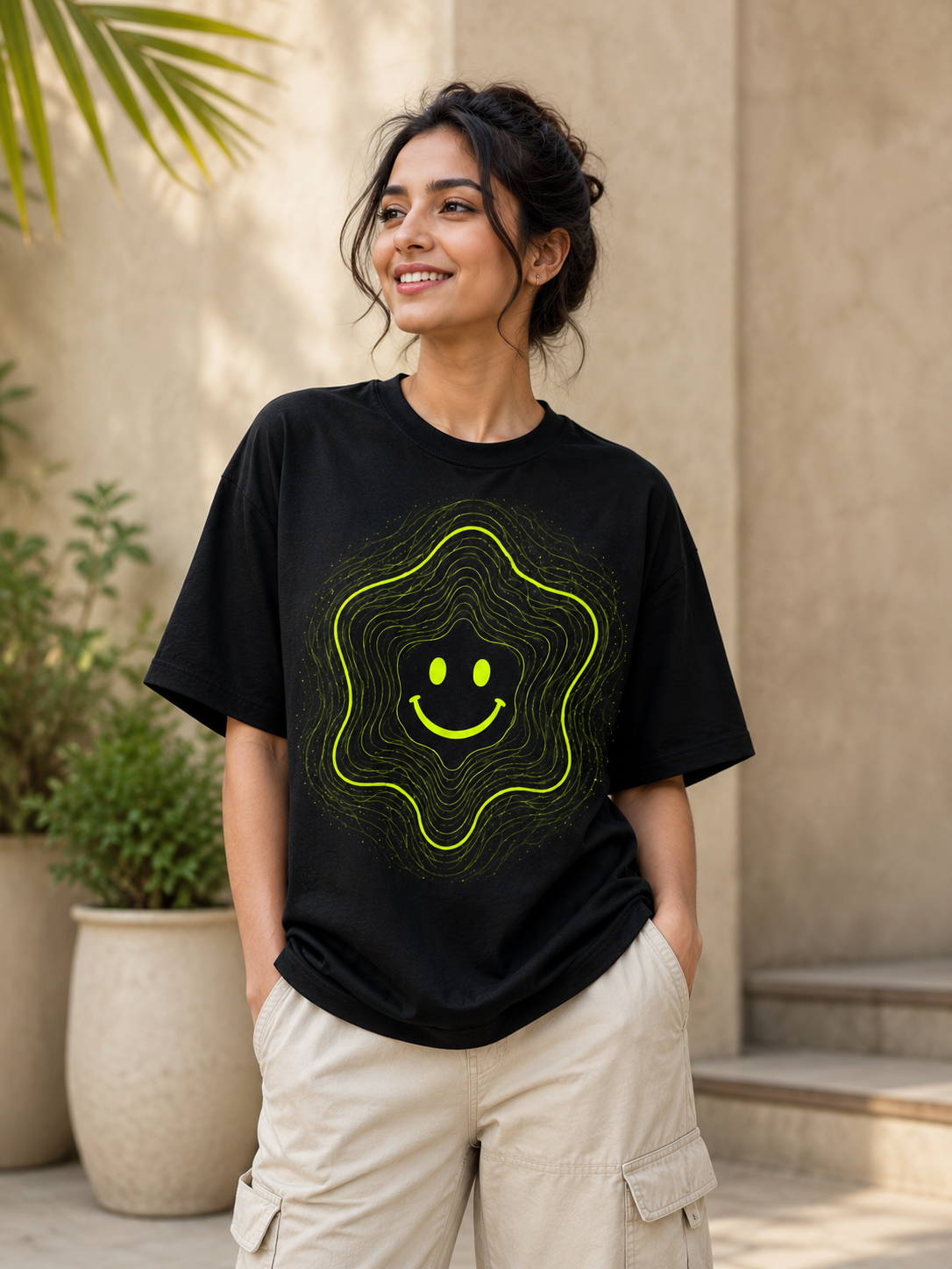 Navraas HASYA – Joy Unbound Tee - flat lay