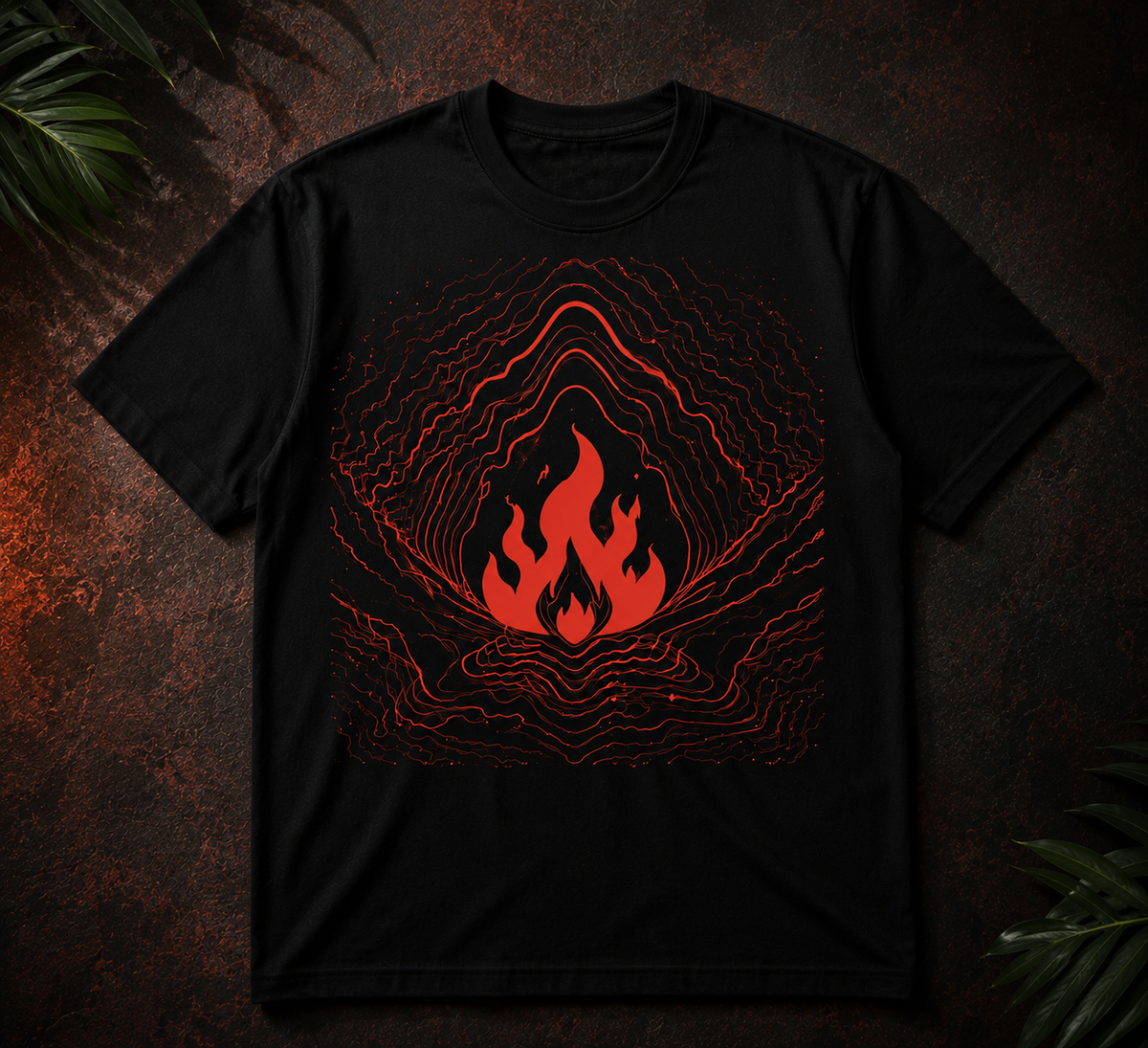 Navraas RAUDRA – Unleash the Fire Tee - front design