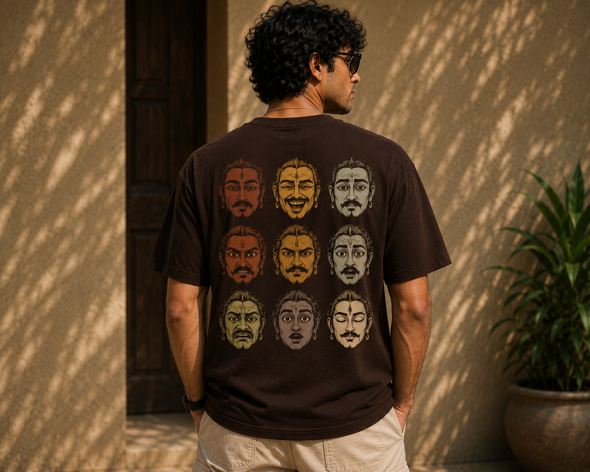 Navraas Nine Within Tee - detail view